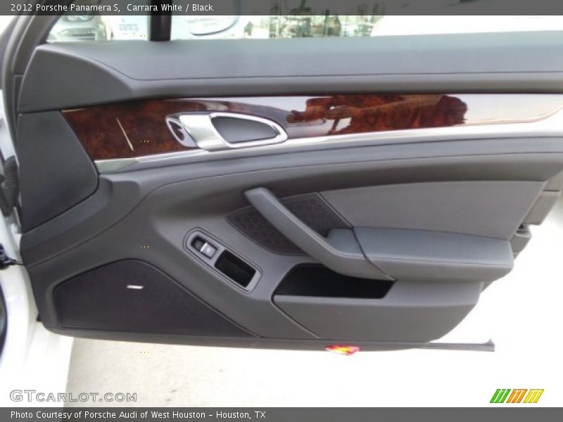 Carrara White / Black 2012 Porsche Panamera S