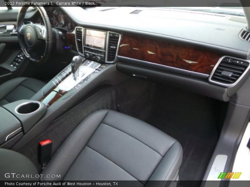 Carrara White / Black 2012 Porsche Panamera S
