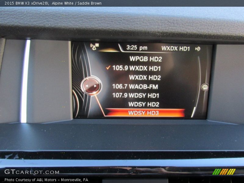 Alpine White / Saddle Brown 2015 BMW X3 xDrive28i