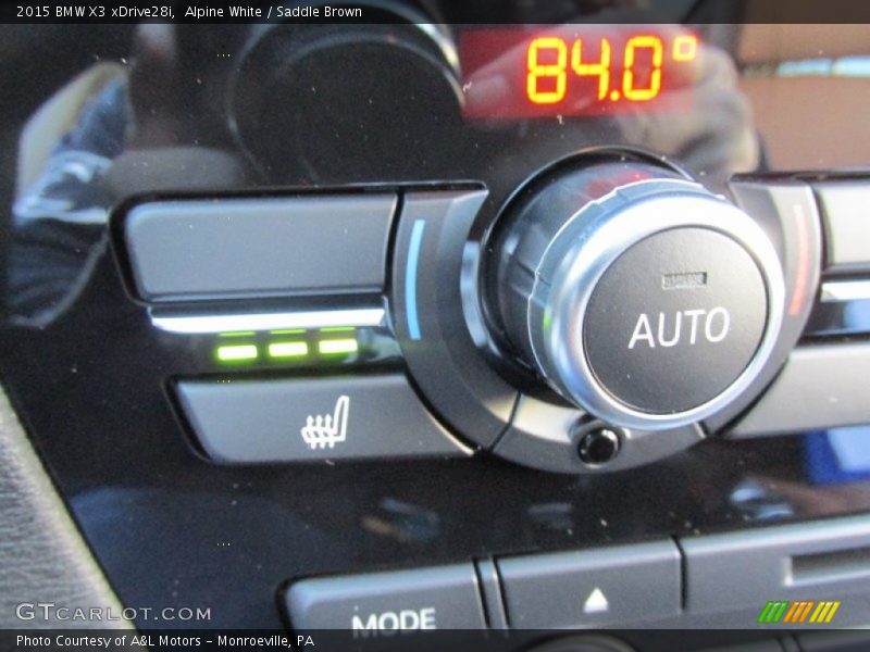 Alpine White / Saddle Brown 2015 BMW X3 xDrive28i