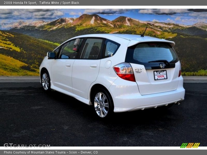 Taffeta White / Sport Black 2009 Honda Fit Sport