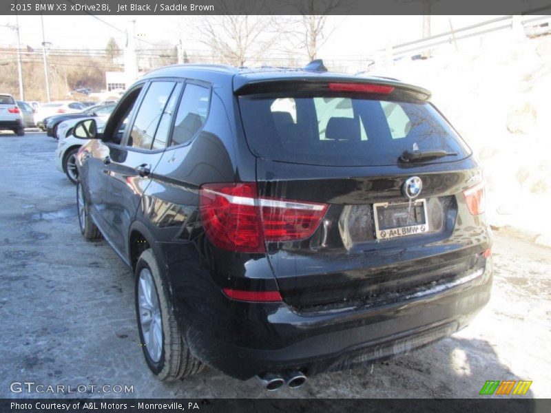 Jet Black / Saddle Brown 2015 BMW X3 xDrive28i