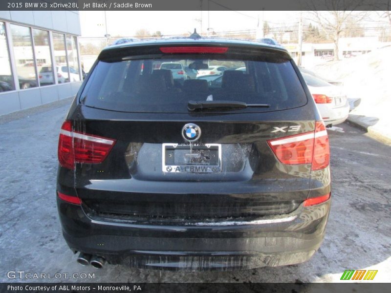 Jet Black / Saddle Brown 2015 BMW X3 xDrive28i