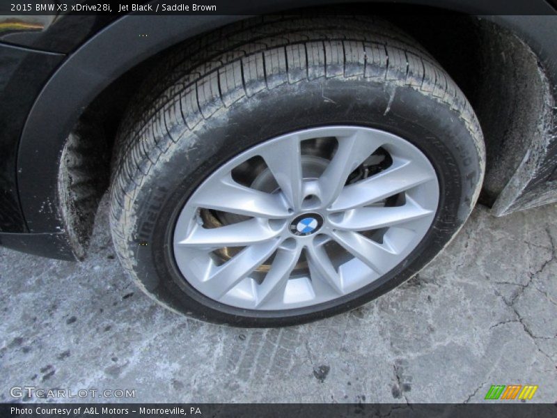 Jet Black / Saddle Brown 2015 BMW X3 xDrive28i