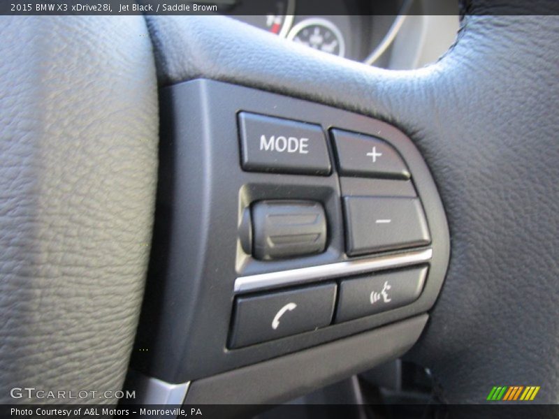 Jet Black / Saddle Brown 2015 BMW X3 xDrive28i