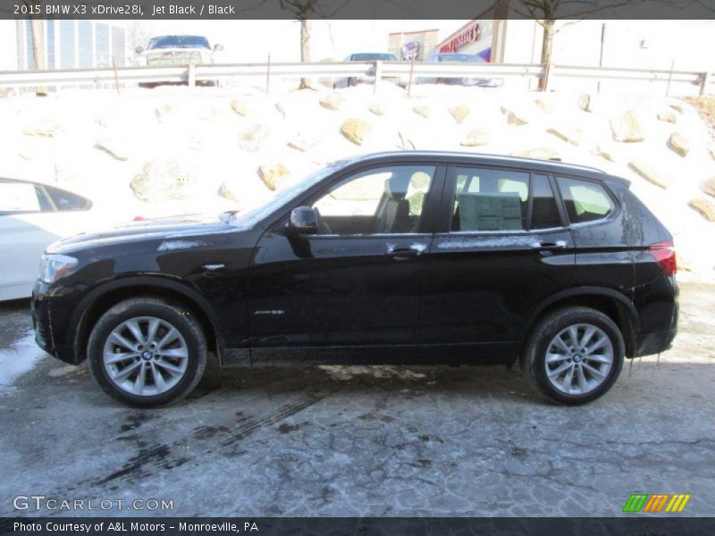 Jet Black / Black 2015 BMW X3 xDrive28i