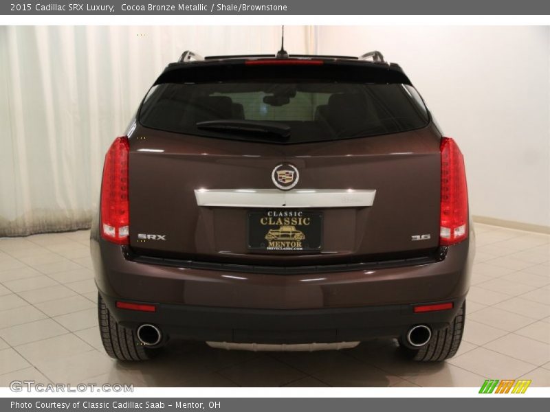 Cocoa Bronze Metallic / Shale/Brownstone 2015 Cadillac SRX Luxury