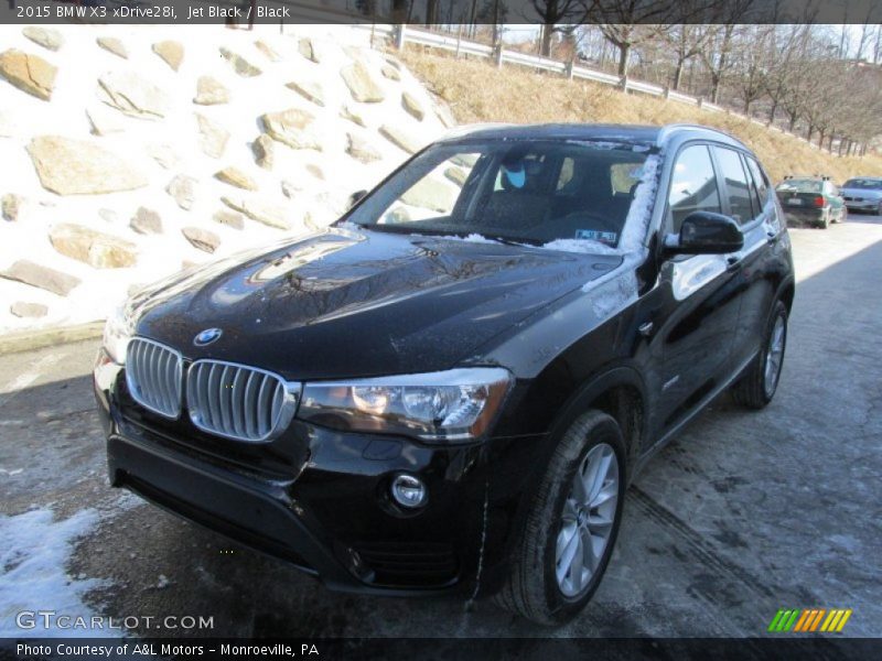 Jet Black / Black 2015 BMW X3 xDrive28i