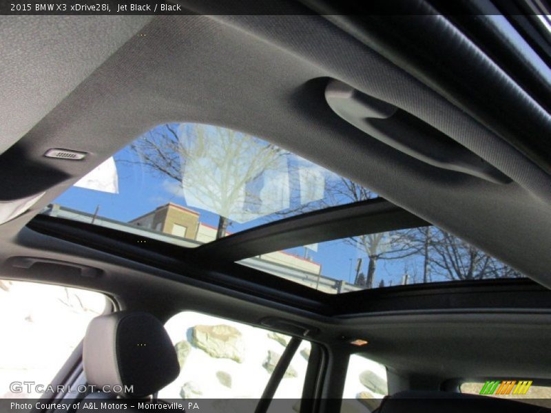 Jet Black / Black 2015 BMW X3 xDrive28i