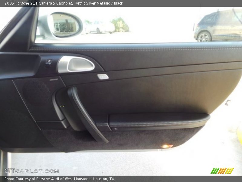 Arctic Silver Metallic / Black 2005 Porsche 911 Carrera S Cabriolet