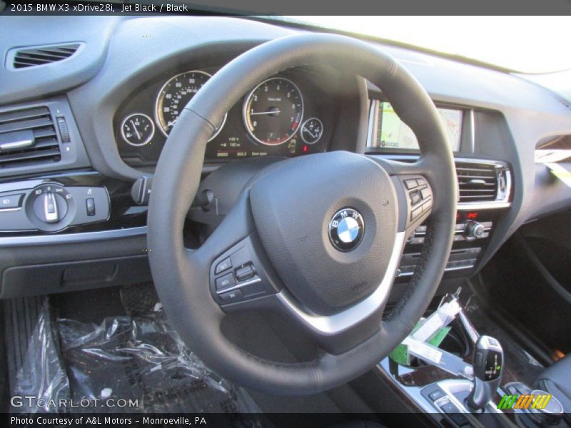 Jet Black / Black 2015 BMW X3 xDrive28i