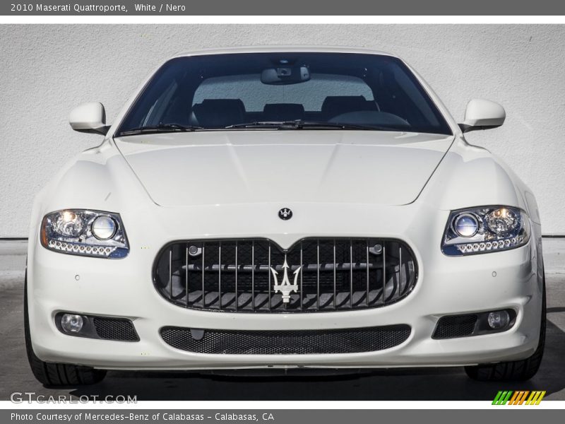 White / Nero 2010 Maserati Quattroporte