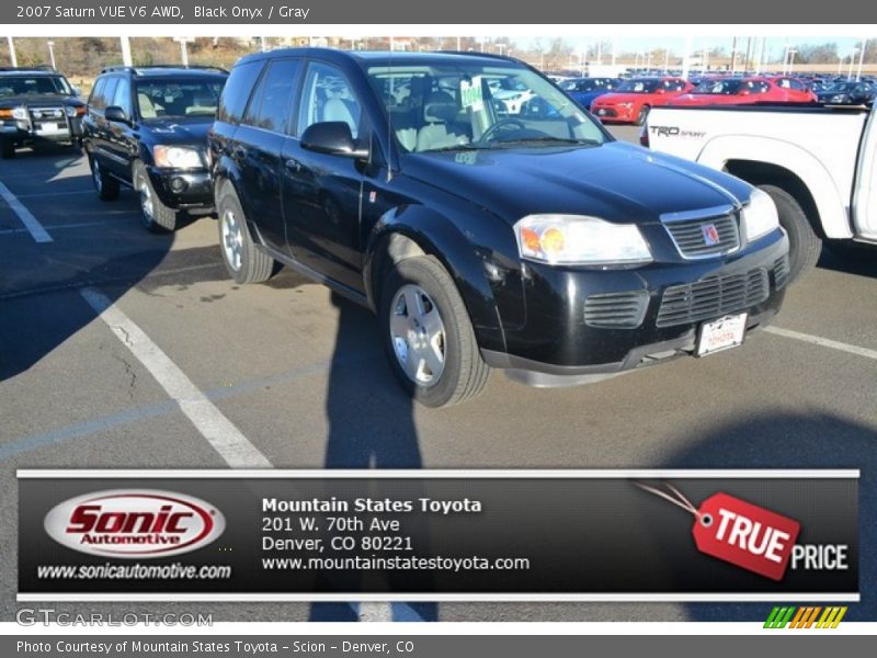 Black Onyx / Gray 2007 Saturn VUE V6 AWD