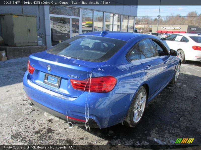 Estoril Blue Metallic / Black 2015 BMW 4 Series 435i xDrive Gran Coupe