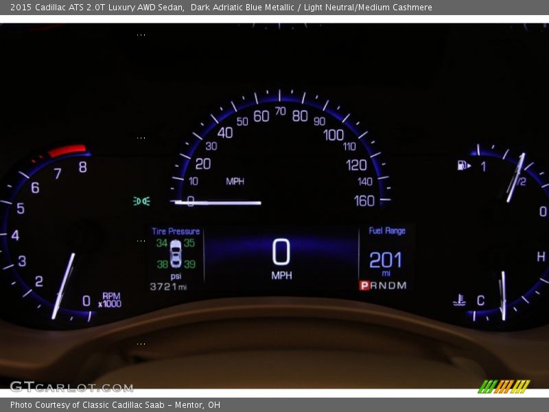 2015 ATS 2.0T Luxury AWD Sedan 2.0T Luxury AWD Sedan Gauges
