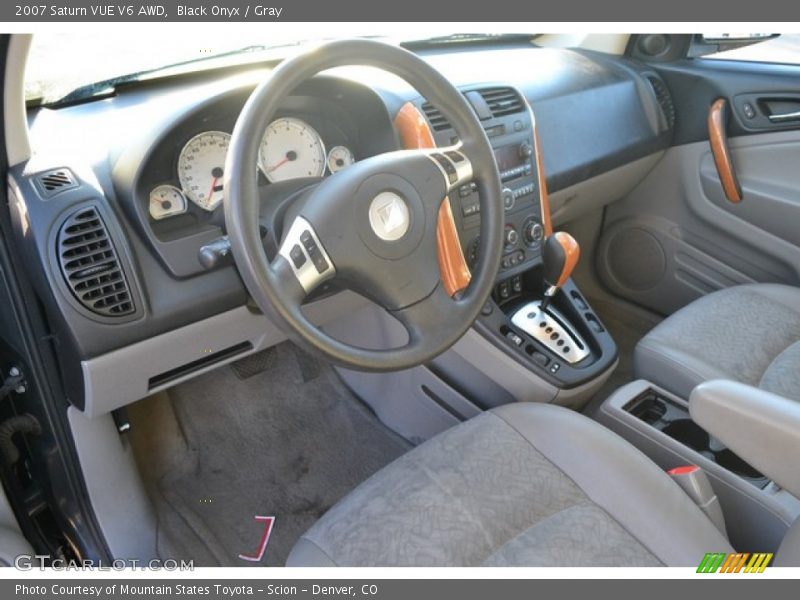 Black Onyx / Gray 2007 Saturn VUE V6 AWD