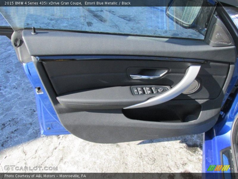 Estoril Blue Metallic / Black 2015 BMW 4 Series 435i xDrive Gran Coupe