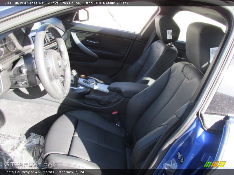 Estoril Blue Metallic / Black 2015 BMW 4 Series 435i xDrive Gran Coupe