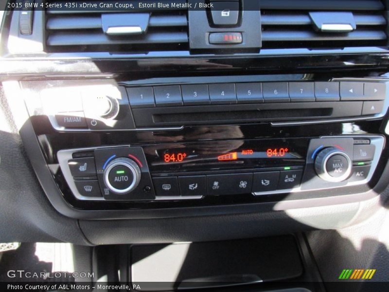 Estoril Blue Metallic / Black 2015 BMW 4 Series 435i xDrive Gran Coupe