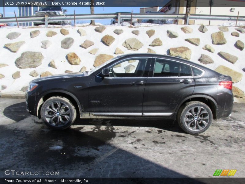 Dark Graphite Metallic / Black 2015 BMW X4 xDrive28i