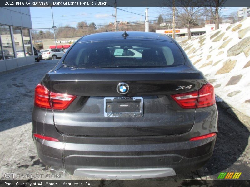 Dark Graphite Metallic / Black 2015 BMW X4 xDrive28i
