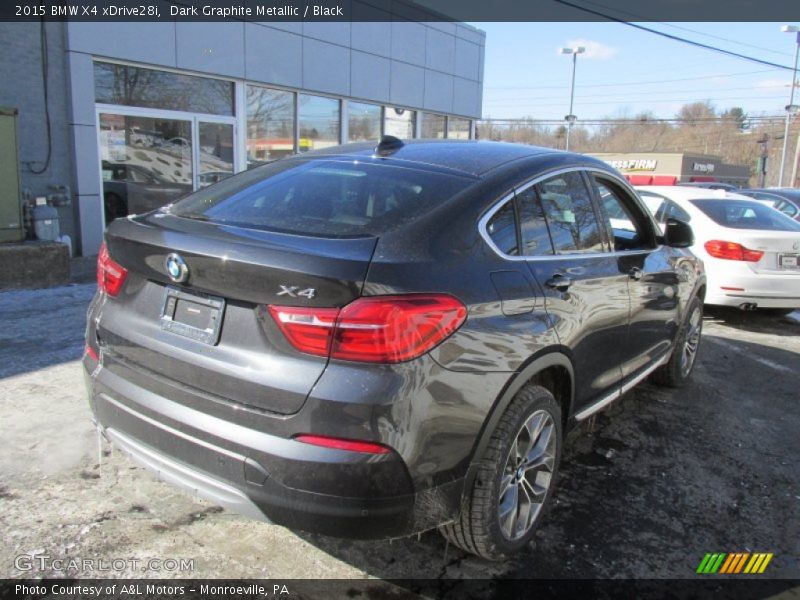 Dark Graphite Metallic / Black 2015 BMW X4 xDrive28i