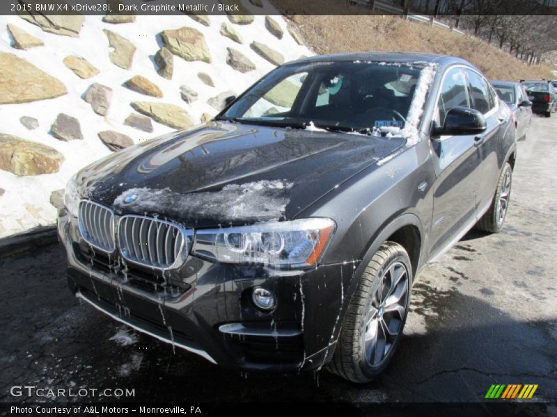 Dark Graphite Metallic / Black 2015 BMW X4 xDrive28i