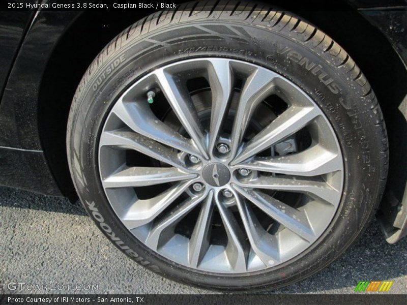 Caspian Black / Black 2015 Hyundai Genesis 3.8 Sedan