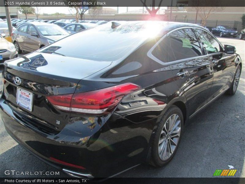 Caspian Black / Black 2015 Hyundai Genesis 3.8 Sedan