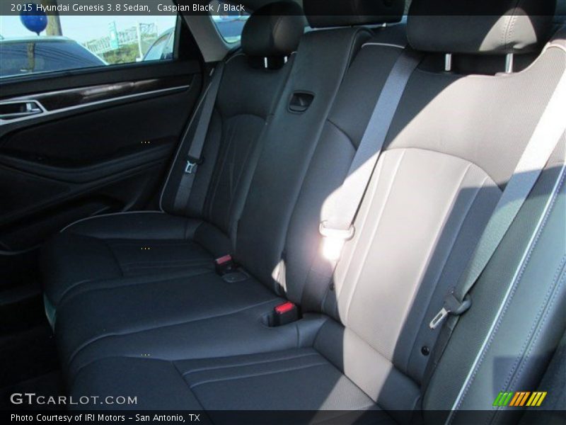 Caspian Black / Black 2015 Hyundai Genesis 3.8 Sedan