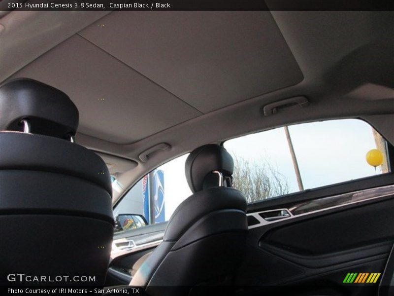 Caspian Black / Black 2015 Hyundai Genesis 3.8 Sedan
