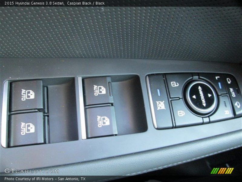 Caspian Black / Black 2015 Hyundai Genesis 3.8 Sedan