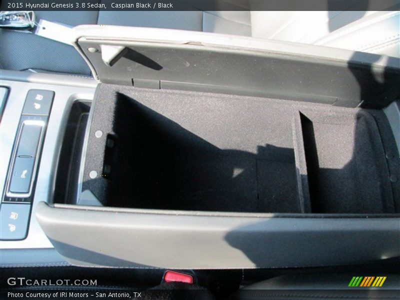 Caspian Black / Black 2015 Hyundai Genesis 3.8 Sedan