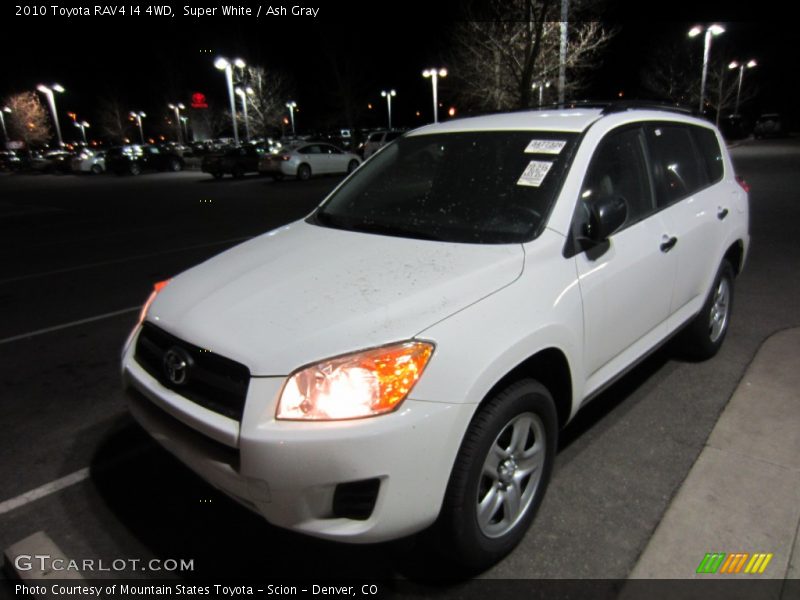 Super White / Ash Gray 2010 Toyota RAV4 I4 4WD