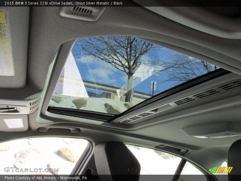 Orion Silver Metallic / Black 2015 BMW 3 Series 328i xDrive Sedan