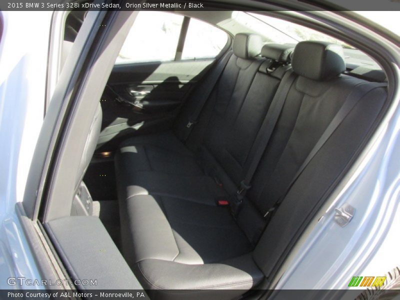 Orion Silver Metallic / Black 2015 BMW 3 Series 328i xDrive Sedan