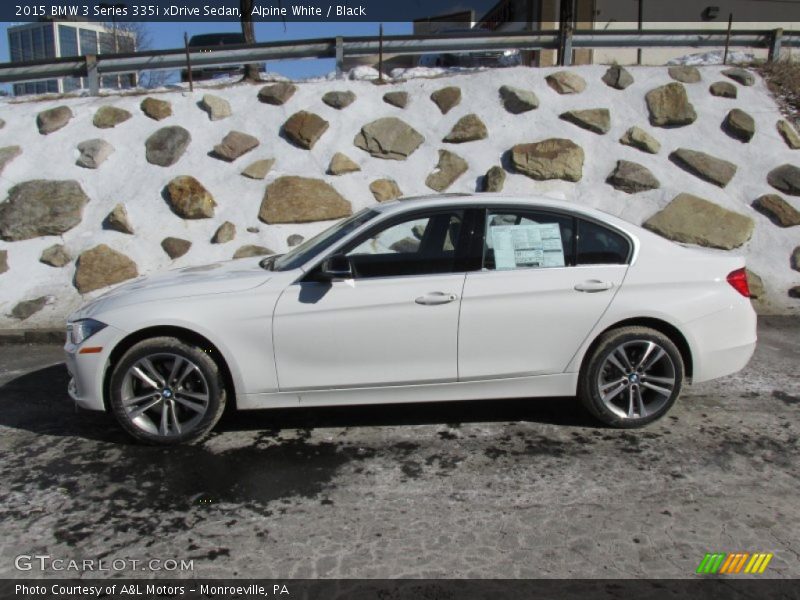 Alpine White / Black 2015 BMW 3 Series 335i xDrive Sedan