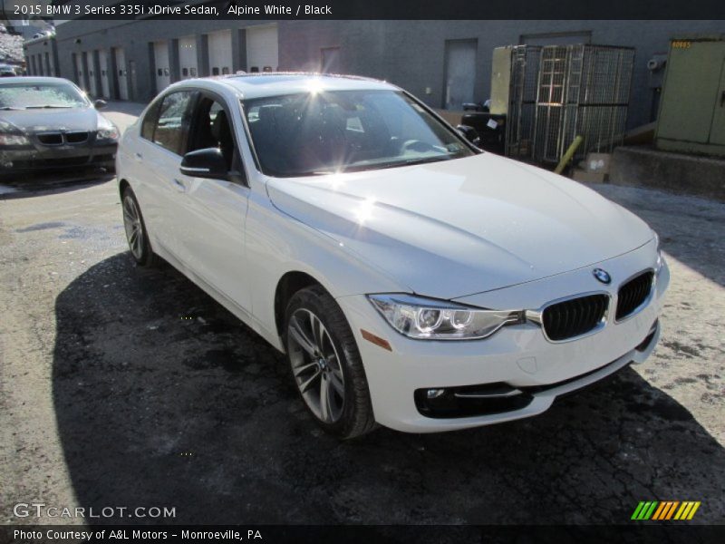Alpine White / Black 2015 BMW 3 Series 335i xDrive Sedan
