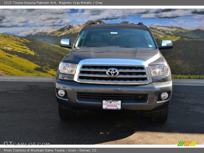 Magnetic Gray Metallic / Gray 2015 Toyota Sequoia Platinum 4x4