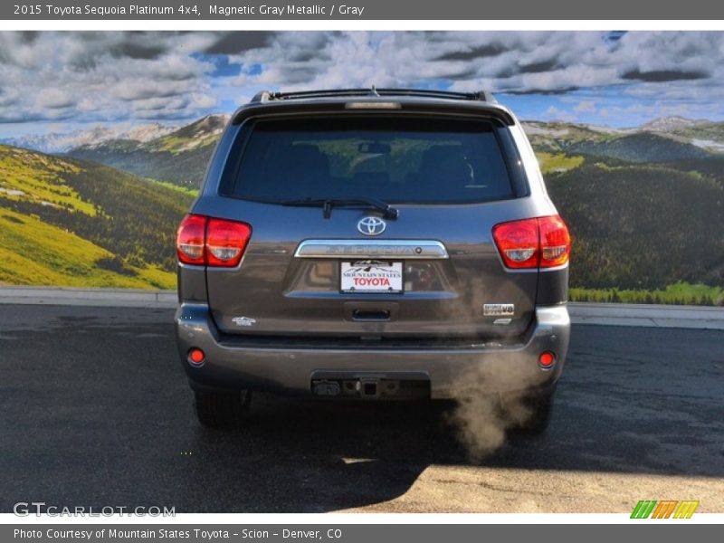 Magnetic Gray Metallic / Gray 2015 Toyota Sequoia Platinum 4x4