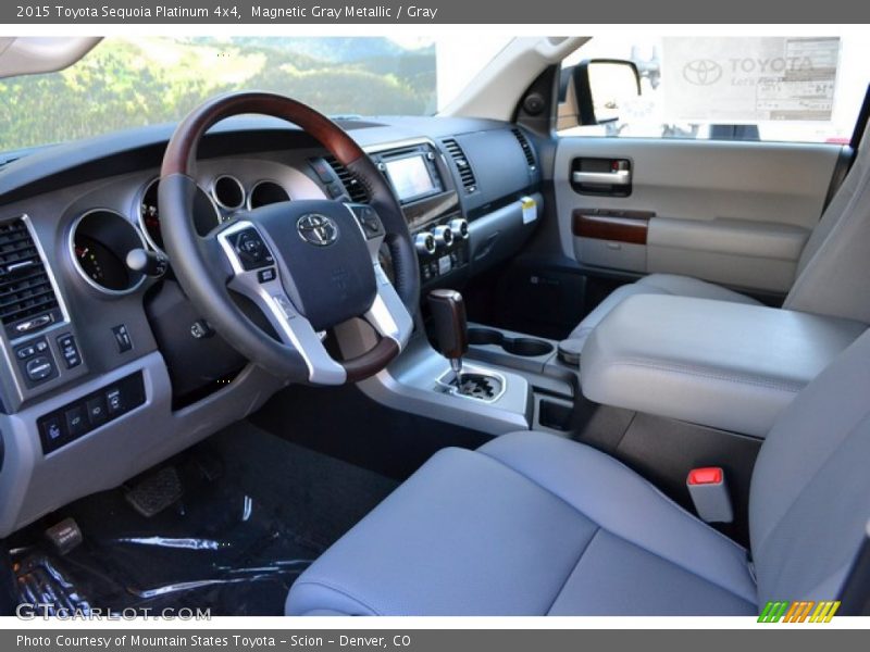 Gray Interior - 2015 Sequoia Platinum 4x4 