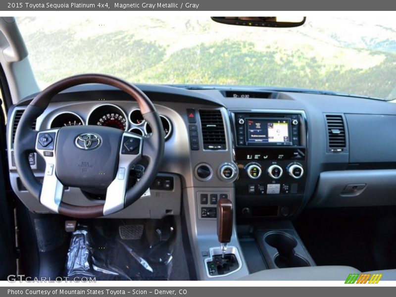 Magnetic Gray Metallic / Gray 2015 Toyota Sequoia Platinum 4x4