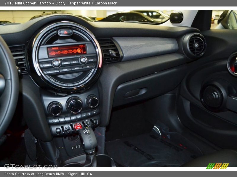 Pepper White / Carbon Black 2015 Mini Cooper Hardtop 4 Door