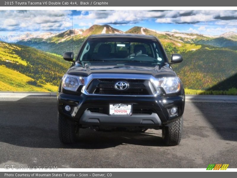 Black / Graphite 2015 Toyota Tacoma V6 Double Cab 4x4