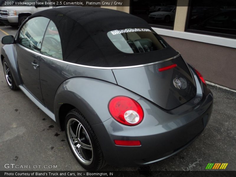 Platinum Grey / Grey 2007 Volkswagen New Beetle 2.5 Convertible