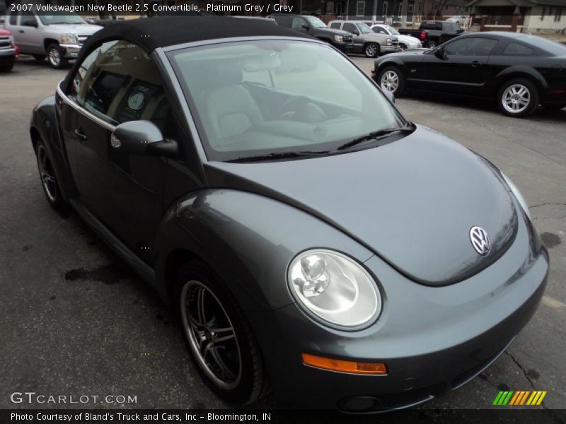 Platinum Grey / Grey 2007 Volkswagen New Beetle 2.5 Convertible