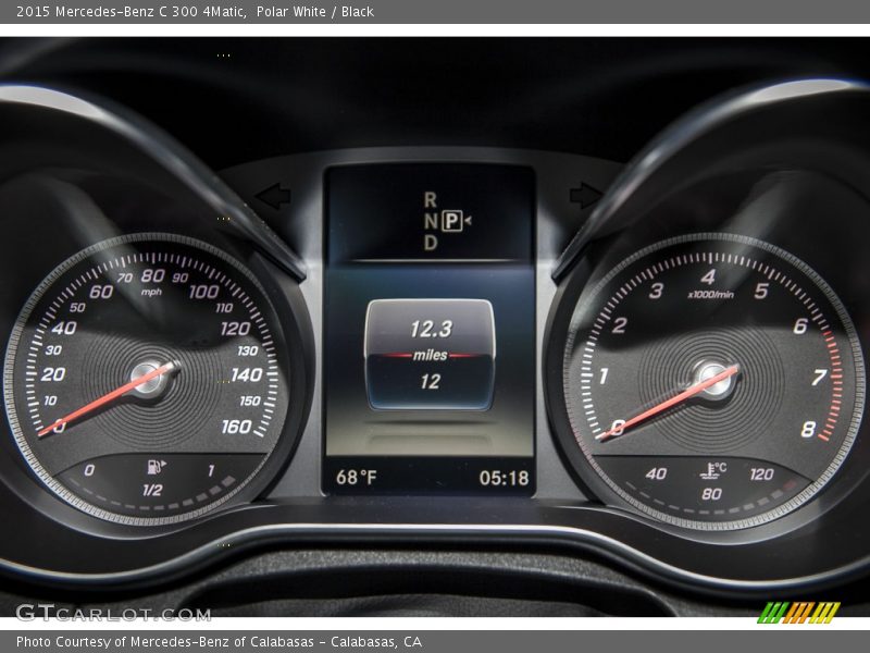 Polar White / Black 2015 Mercedes-Benz C 300 4Matic