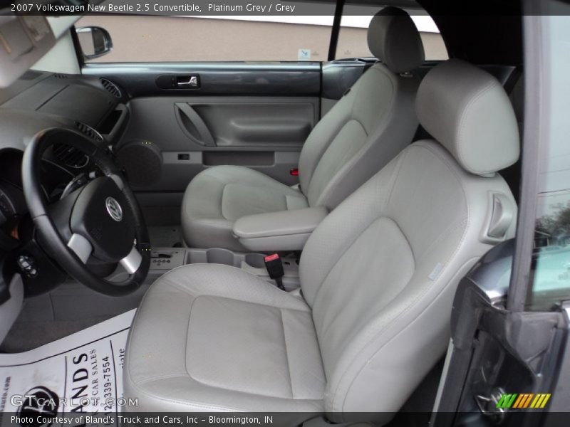  2007 New Beetle 2.5 Convertible Grey Interior