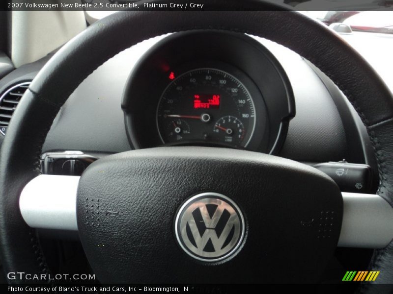 Platinum Grey / Grey 2007 Volkswagen New Beetle 2.5 Convertible