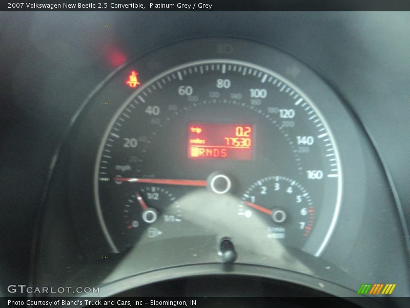 Platinum Grey / Grey 2007 Volkswagen New Beetle 2.5 Convertible